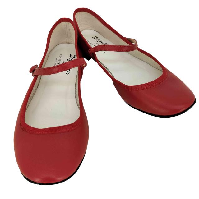 repetto(レペット) 別注 LIO レザーメリージェーンシューズ レディース EUR：39 【中古】【ブランド古着バズストア】