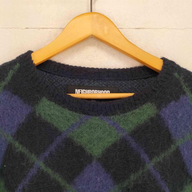 NEIGHBORHOOD(ネイバーフッド) ARGYLE PATTERN MOHAIR SWEATER  メンズ  L【中古】【ブランド古着バズストア】 NEIGHBORHOOD(ネイバーフッド) ARGYLE PATTERN MOHAIR SWEATER メンズ