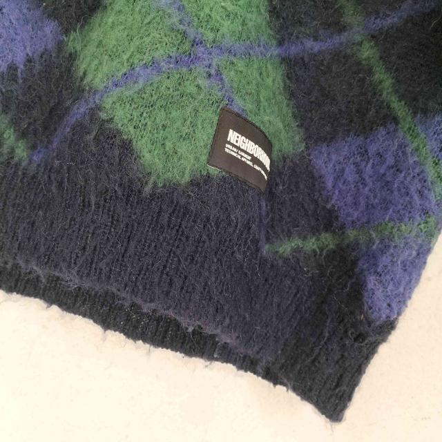 NEIGHBORHOOD(ネイバーフッド) ARGYLE PATTERN MOHAIR SWEATER メンズ