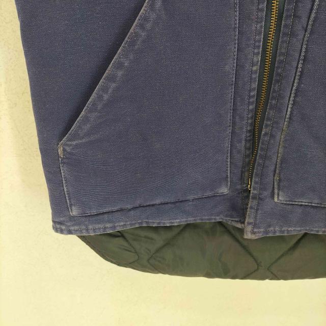 Carhartt(カーハート) USA製 YKKジップ ユニオンチケット 裏地キルティングダックベスト メンズ S【中古】【ブランド古着バズストア】_4