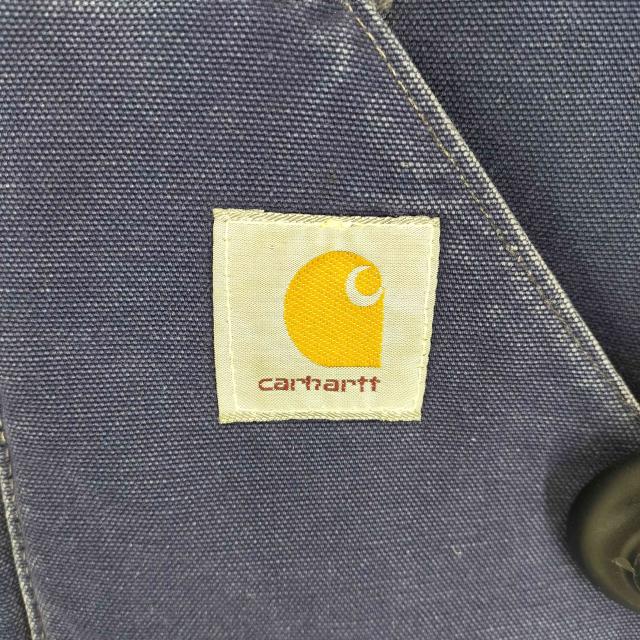 Carhartt(カーハート) USA製 YKKジップ ユニオンチケット 裏地キルティングダックベスト メンズ S【中古】【ブランド古着バズストア】_5