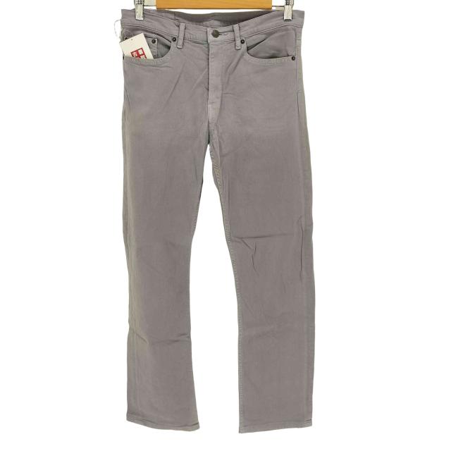 PLEATS PLEASE ISSEY MIYAKE(プリーツプリーズイッセイミヤケ) ストレッチストレートパンツ メンズ  4【中古】【ブランド古着バズストア】の通販は 8,704円