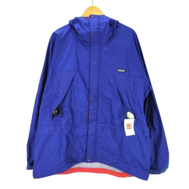 patagonia(パタゴニア) 90S 99AW Super Alpine Jacket スーパー アルパイン ジャケット マウンテン パーカー コバルト メンズ import：XL 【中古】【ブランド古着バズストア】
