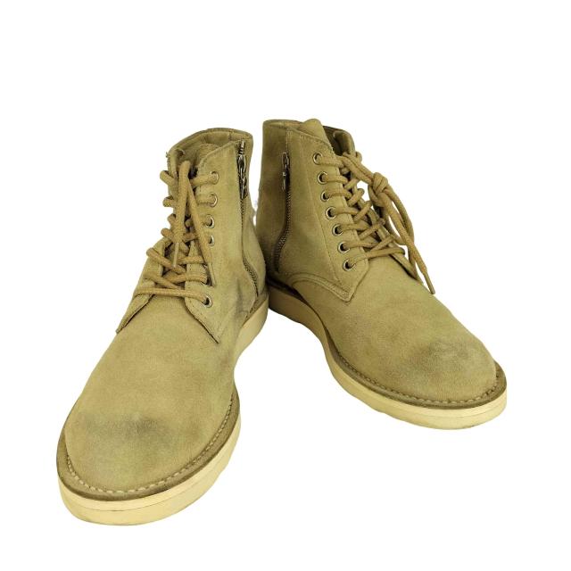 SOPHNET.(ソフネット) HOLE ZIP UP WORK BOOTS サイドジップ 牛革 メンズ JPN：25 【中古】【ブランド古着バズストア】