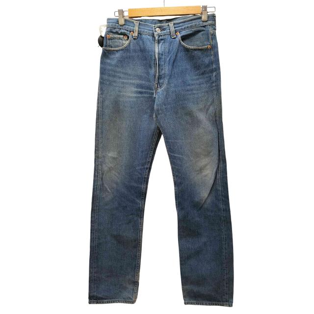 Levis(リーバイス) 90S 93年1月製 USA製 バレンシア工場製 ボタン裏555刻印 501 ボタンフライ ストレート デニム パンツ メンズ  W30L36【中古】【ブランド古着バズストア】