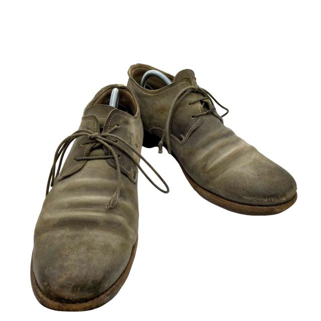 USED古着(ユーズドフルギ) Layer-0 マッケイ製法 Derby Shoes ダービー レザー シューズ vintage加工 メンズ EUR：41 【中古】【ブランド古着バズストア】