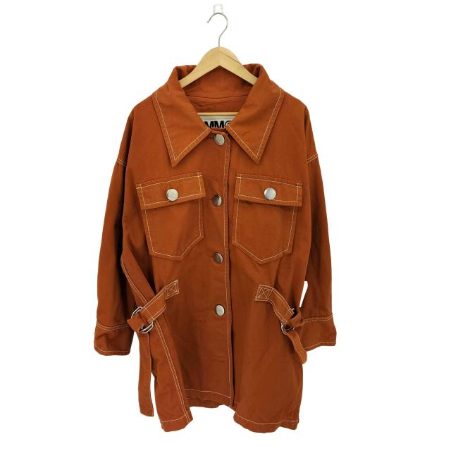 MM6 Maison Margiela(エムエムシックスメゾンマルジェラ) イタリア製 ベルト付き デニム トレンチコート レディース  38【中古】【ブランド古着バズストア】