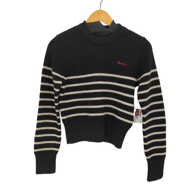 AMI ALEXANDRE MATTIUSSI(アミアレクサンドルマテュッシ) Breton Stripe Sweater レディース 表記無 【中古】【ブランド古着バズストア】