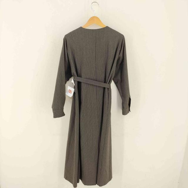 ワンピース Phlannel Winter Stripe V-neck Maxi Dress Phlannel Winter Stripe V-neck Maxi Dress 【公式通販】