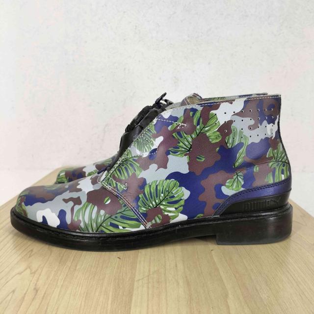 MIHARA YASUHIRO(ミハラヤスヒロ) DISC BLAZE カモ柄チャッカブーツ メンズ  27【中古】【ブランド古着バズストア】 MIHARA YASUHIRO(ミハラヤスヒロ) DISC BLAZE カモ柄チャッカブーツ