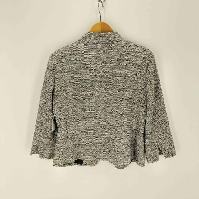 MAX MARA(マックスマーラ) イタリア製 ハイネックツイードジャケット