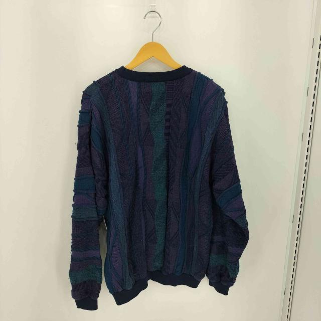 tundra(ツンドラ) 90s カナダ製 総柄 クルーネック 3Dニット メンズ