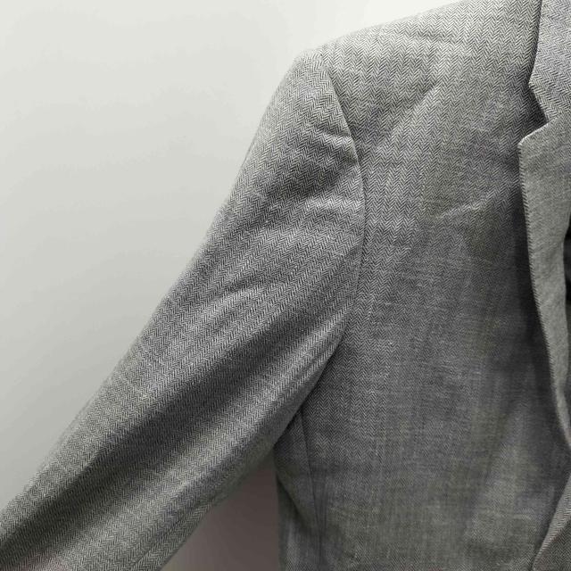 BURBERRY LONDON(バーバリーロンドン) 背抜き ヘリンボーン シングル 2B テーラード ジャケット メンズ 44 R【中古】【ブランド古着バズストア】_2