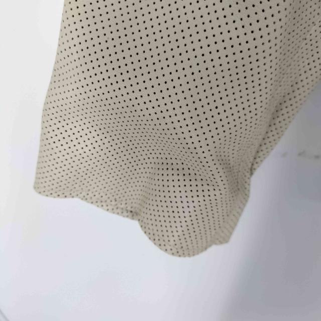 Liugoo Leathers(リューグーレザーズ) 羊革 パンチングレザー シングルライダース 裏地メッシュ メンズ 3L【中古】【ブランド古着バズストア】_3