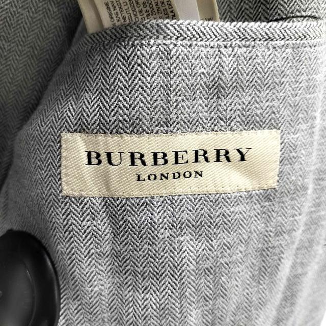 BURBERRY LONDON(バーバリーロンドン) 背抜き ヘリンボーン シングル 2B テーラード ジャケット メンズ 44 R【中古】【ブランド古着バズストア】_5