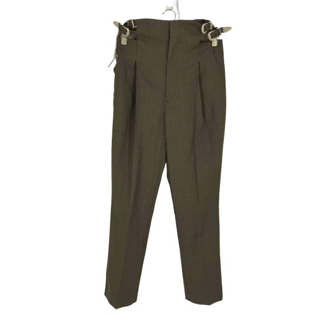 TOGA PULLA(トーガプルラ) コンチョ バックル スラックス パンツ レディース JPN：36 【中古】【ブランド古着バズストア】