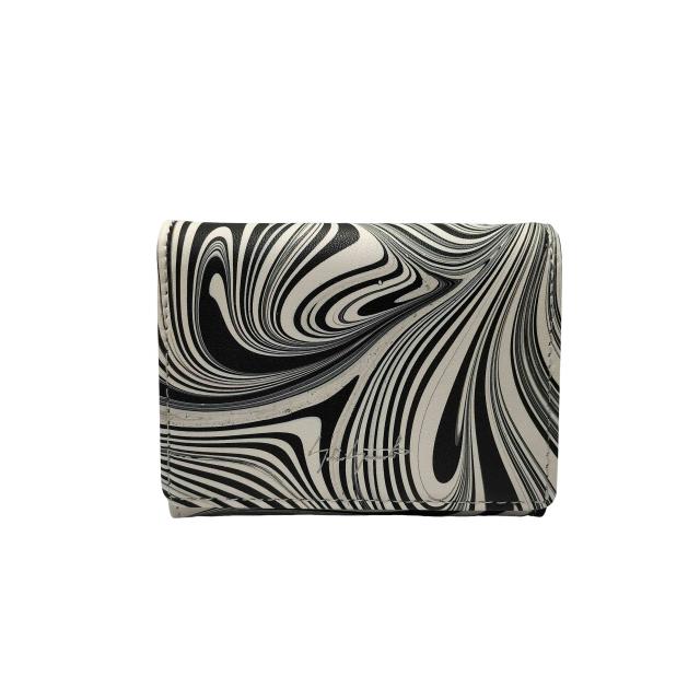 discord Yohji Yamamoto(ディスコードヨウジヤマモト) 25SS COMPACT MARBLE PATTERN WALLET コンパクト マーブル パターン ウォレット メンズ 表記無 【中古】【ブランド古着バズストア】
