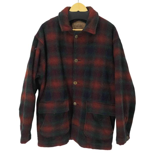 WOOLRICH(ウールリッチ) 90s USA製 オンブレ メルトンジャケット メンズ  L【中古】【ブランド古着バズストア】