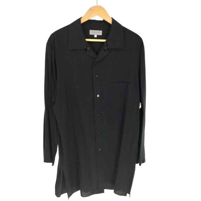Yohji Yamamoto POUR HOMME(ヨウジヤマモトプールオム) 25SS  Button Collar Shirt ボタン カラー シャツ メンズ JPN：2 【中古】【ブランド古着バズストア】