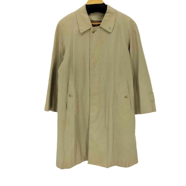 BURBERRYS(バーバリーズ) 90s ノバチェックライナー付き 比翼ステンカラーコート メンズ 表記無 【中古】【ブランド古着バズストア】