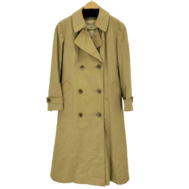 AQUASCUTUM(アクアスキュータム) 70-80s カナダ製 AQUA5 チェックライナー付 トレンチコート レディース 表記無 【中古】【ブランド古着バズストア】