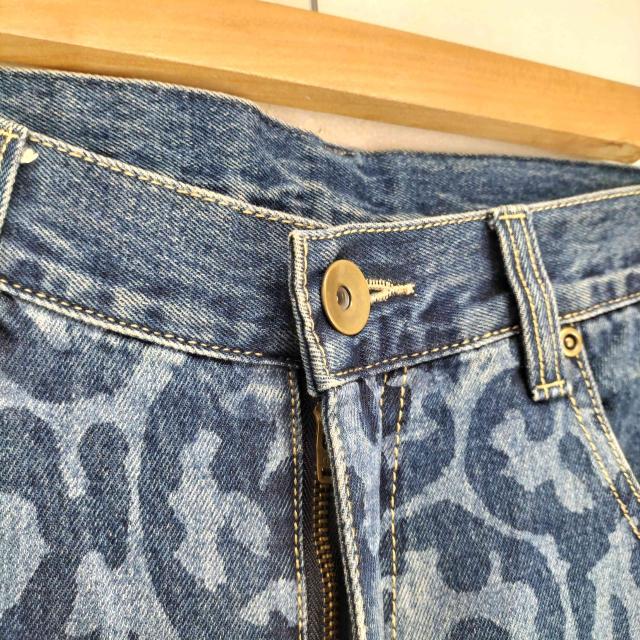 USED古着(ユーズドフルギ) フロントデザインプリントデニム Y2K メンズ