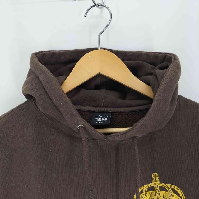 Stussy(ステューシー) 00S ロゴプリント フーデット プルオーバー パーカー メンズ import：L 【中古】【ブランド古着バズストア】_2