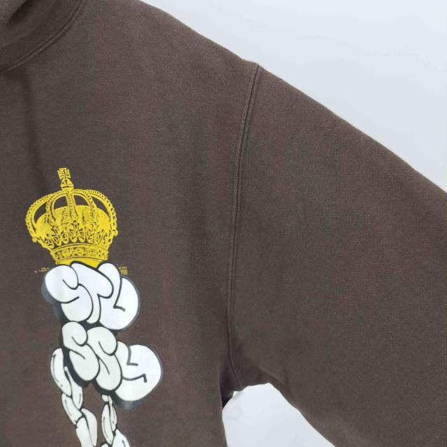 Stussy(ステューシー) 00S ロゴプリント フーデット プルオーバー パーカー メンズ import：L 【中古】【ブランド古着バズストア】_3