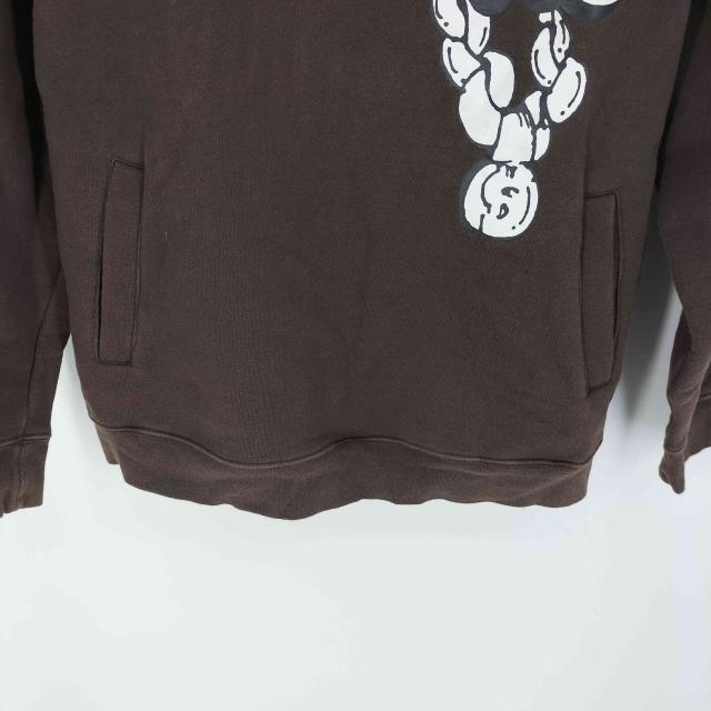 Stussy(ステューシー) 00S ロゴプリント フーデット プルオーバー パーカー メンズ import：L 【中古】【ブランド古着バズストア】_4