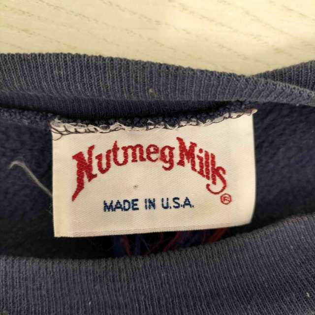 NUTMEG(ナツメグ) USA製 80~90s Michigan カレッジロゴスウェット メンズ 表記無 【中古】【ブランド古着バズストア】