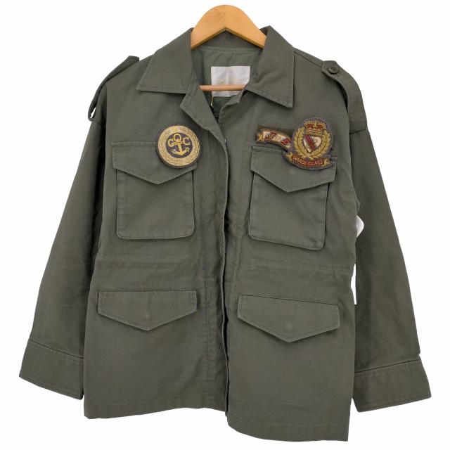 Grace Class(グレースクラス) 21AW エンブレム付ミリタリージャケット レディース JPN：36 【中古】【ブランド古着バズストア】の通販は 7,559円