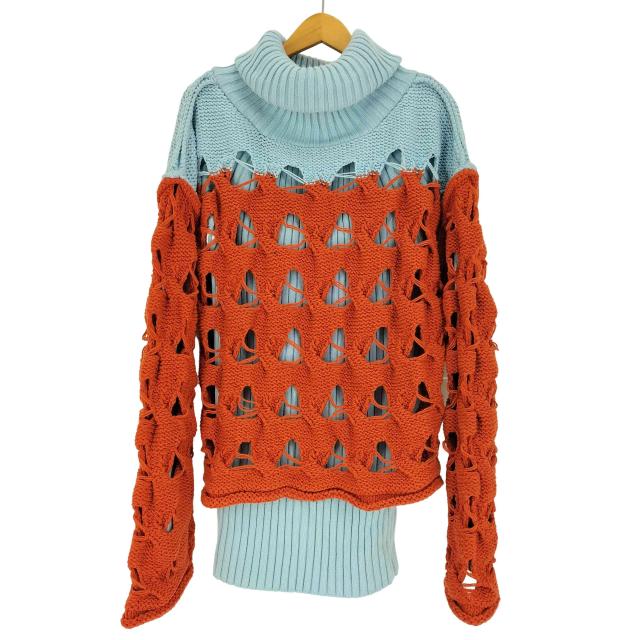 USED古着(ユーズドフルギ) {{BASE MARK}} 22AW Joined Cable Knit Sweater ジョインド ケーブルニット セーター メンズ JPN：M 【中古】【ブランド古着バズストア】の通販は