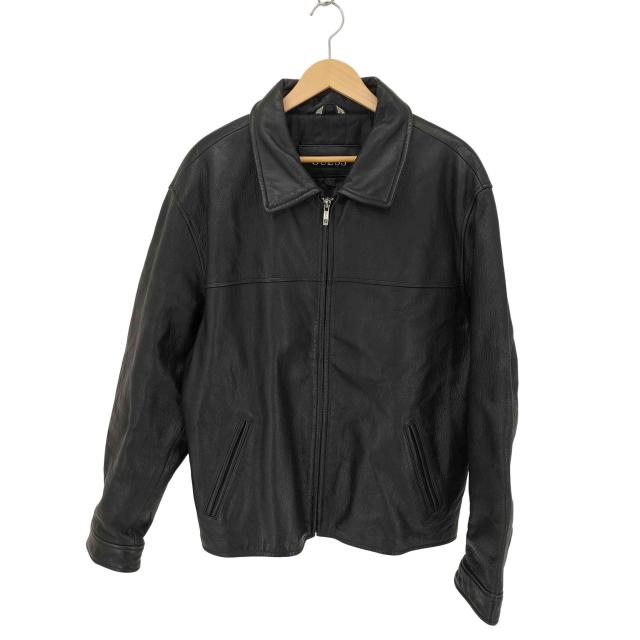 GUESS(ゲス) 00S 本革 ジップアップジャケット メンズ import：XL 【中古】【ブランド古着バズストア】の通販は 11,872円