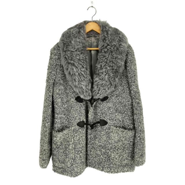 Epoca uomo(エポカウォモ) アルパカ混ファーダッフルコート メンズ  50【中古】【ブランド古着バズストア】