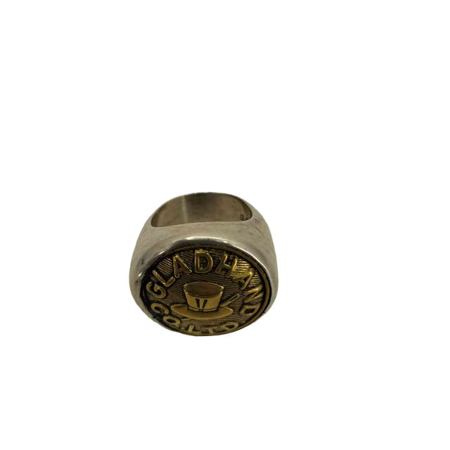 GLADHAND(グラッドハンド) BUTTON RING HAT STERLING刻印 ボタン ハット シグネットリング メンズ 13号【中古】【ブランド古着バズストア】