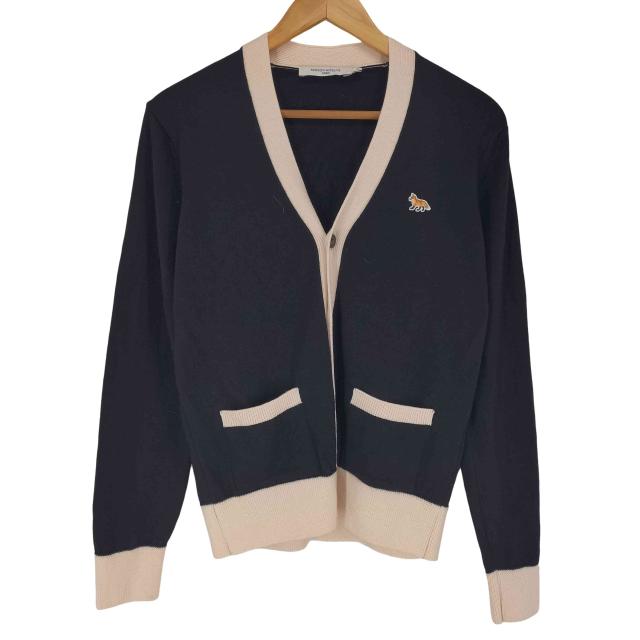 MAISON KITSUNE(メゾンキツネ) フォックスパッチ カーディガン メンズ import：XS 【中古】【ブランド古着バズストア】