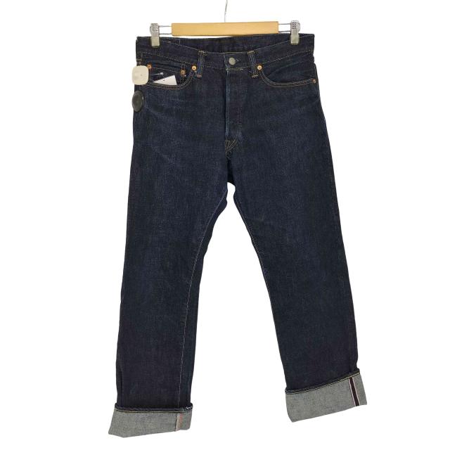 MOMOTARO JEANS(モモタロウジーンズ) 15.7oz 出陣 ワイドストレート ジーンズ メンズ  W32【中古】【ブランド古着バズストア】