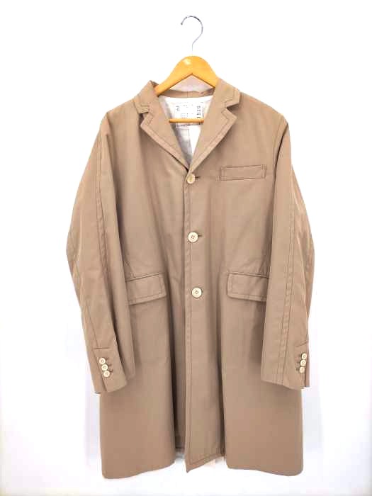 最終値下げ品 Sacai(サカイ) Beige Single Breasted Cotton Long