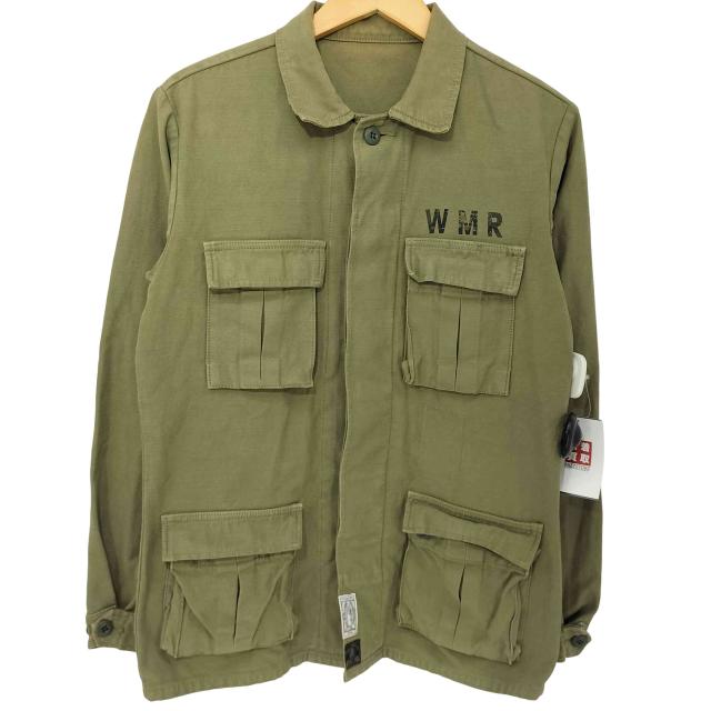WACKO MARIA(ワコマリア) M-65 刺繍 フィールドジャケット ミリタリージャケット メンズ JPN：M 【中古】【ブランド古着バズストア】