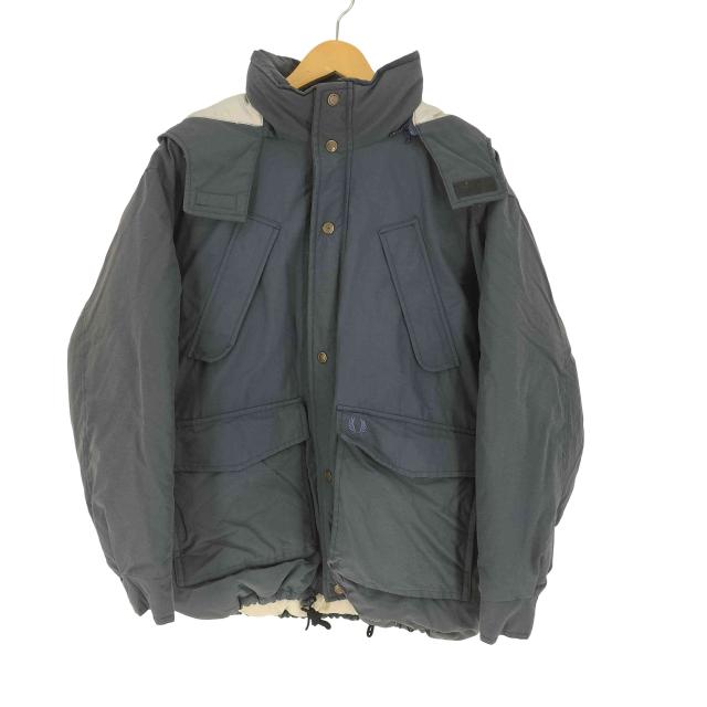 FRED PERRY(フレッドペリー) 80-90S ヒットユニオン社製 日本製 ジップアップ ダウンジャケット メンズ JPN：L 【中古】【ブランド古着バズストア】