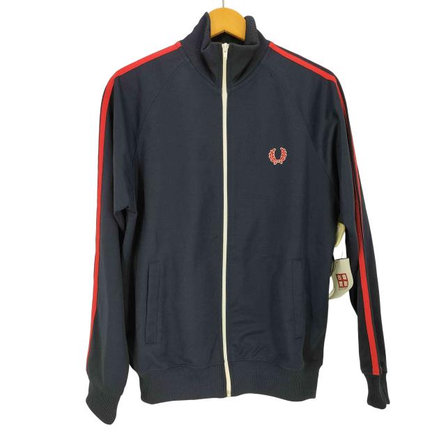 FRED PERRY(フレッドペリー) TWIN TAPE TRACK JACKET ツインテーブトラックジャケット メンズ import：S 【中古】【ブランド古着バズストア】
