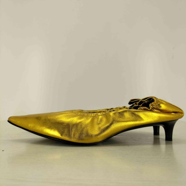 JIL SANDER(ジルサンダー) ポインテッドトゥ ローヒールパンプス レディース JPN：37 【中古】【ブランド古着バズストア】 JIL SANDER(ジルサンダー) ポインテッドトゥ ローヒールパンプス