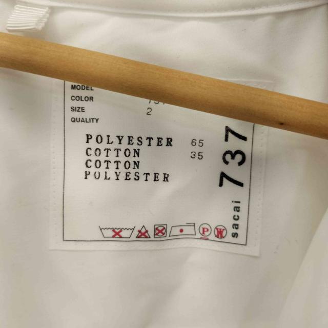 Sacai(サカイ) Cotton Poplin Polo Shirt コットンポプリンポロシャツ レディース JPN：2 【中古】【ブランド古着バズストア】_5
