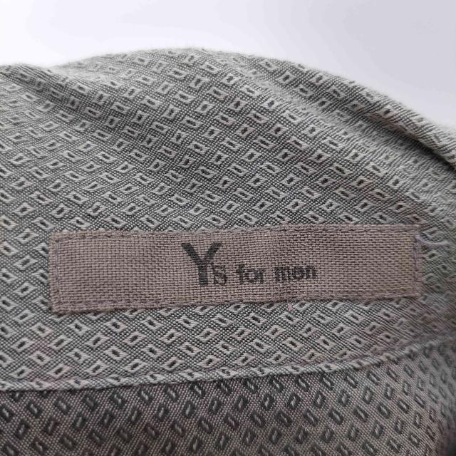 Ys for men(ワイズフォーメン) Y’s コットン 織柄 ボックスカット  オープンカラーシャツ メンズ 表記無 【中古】【ブランド古着バズストア】 Ys for men(ワイズフォーメン) Y's コットン 織柄 ボックスカット