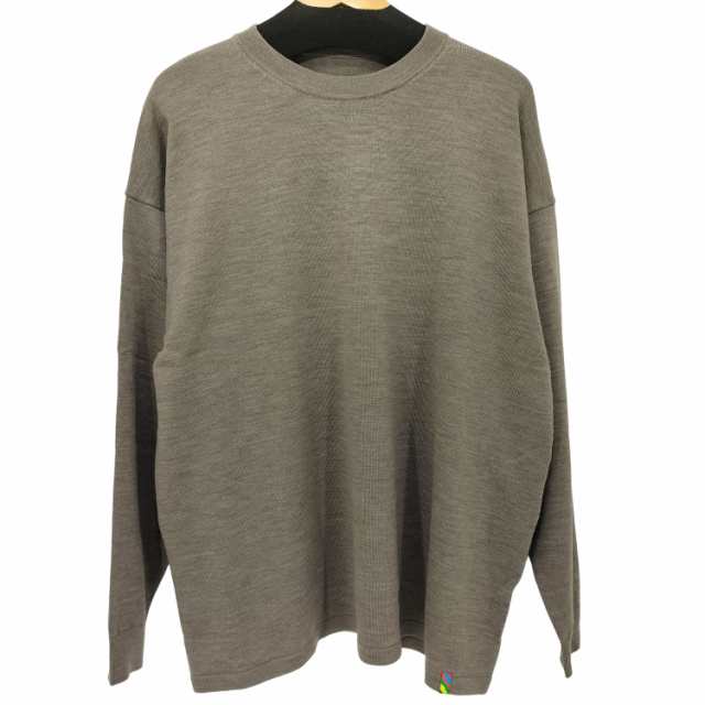 is-ness(イズネス) MERINO WOOL LONG SLEEVE T-SHIRT メンズ JPN：L 【中古】【ブランド古着バズストア】