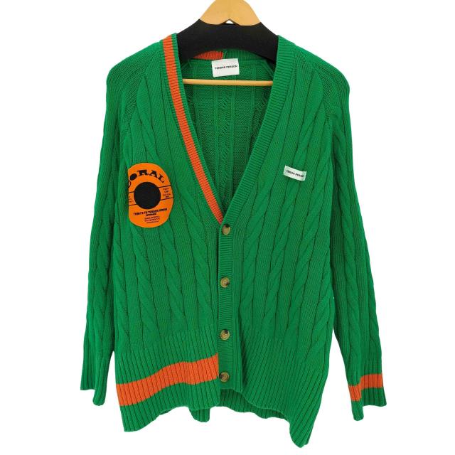 TENDER PERSON(テンダーパーソン) COLLEGE KNIT CARDIGAN メンズ  00【中古】【ブランド古着バズストア】の通販は