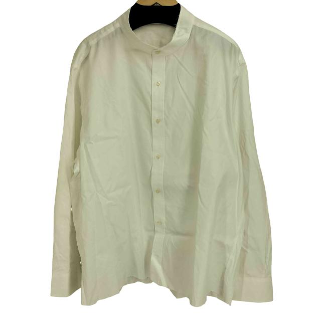 USED古着(ユーズドフルギ) 襟断ち切り バンドカラーフリンジシャツ メンズ 表記無 【中古】【ブランド古着バズストア】の通販は