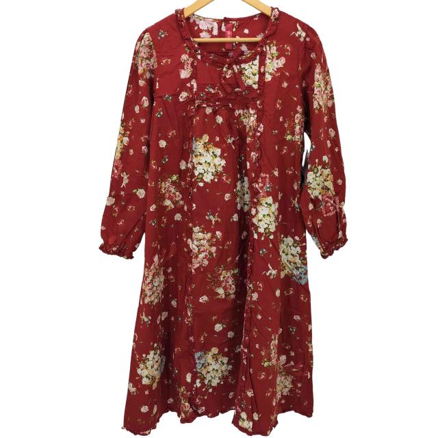 平和屋着物▽上質な紬 単衣 草花文 正絹 逸品 DAAS0588az