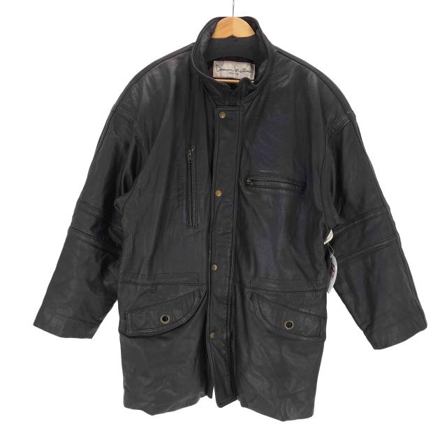 USED古着(ユーズドフルギ) {{DOMANI MATIMU}} ジップアップラムレザージャケット メンズ JPN：L 【中古】【ブランド古着バズストア】