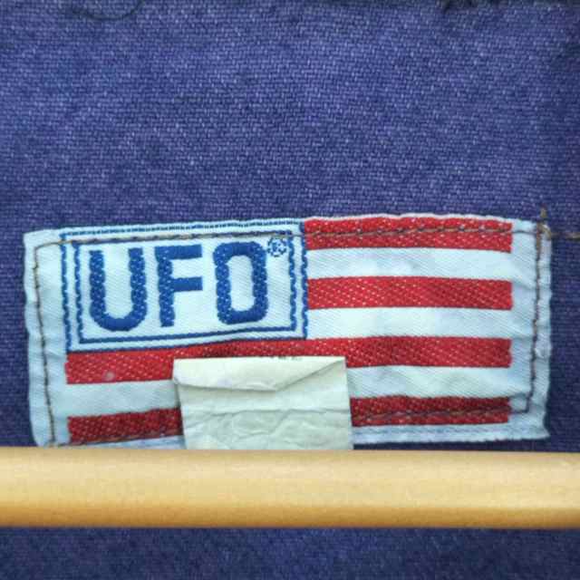 UFO(ユーフォー) 90s USA製 後染め デニム サルベージパーカー スモック メンズ ONE SIZE  【中古】【ブランド古着バズストア】｜au PAY マーケット